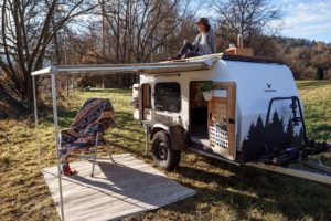 Bruno: compacte, duurzame mincaravan van Kuckoo Camper