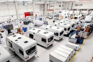 Caravanproductie bij LMC Sassenberg