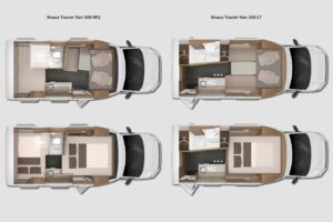 Knaus Tourer Van 500 MQ en LT half-integraal camper