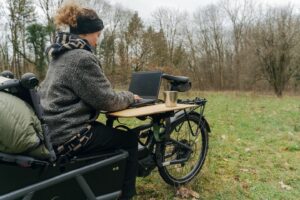 SpaceCamper Bike: reizen, werken en slapen op de speed pedelec
