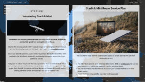 Starlink Mini  prijzen tarieven dekking